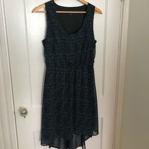 High low cute fall empire waist dress!